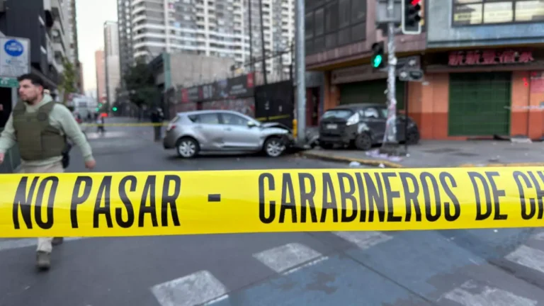 Choque_Carabinero_Santiago